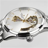 Orologio Hamilton Uomo Jazzmaster Open Heart in Acciaio H32675151 - H32675151